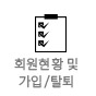 회원현황 및 가입/탈퇴